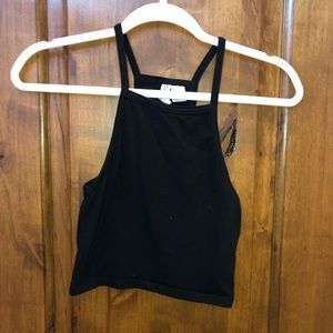 High Neck cropped top